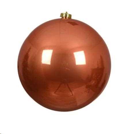 PALLINA DI NATALE PLASTICA DIA20CM SPICED PUMPKIN