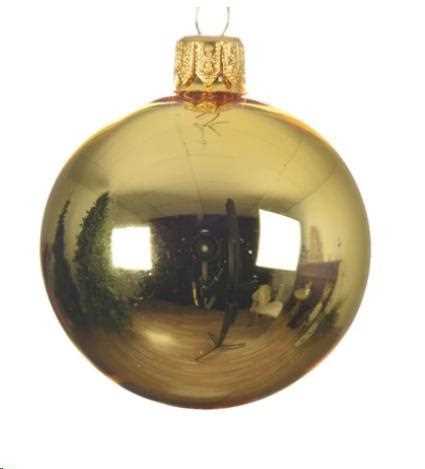 PALLINA NATALE VETRO DIA15CM LIGHT GOLD LUCIDA