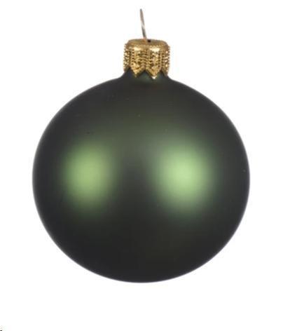 PALLINA NATALE VETRO DIA15CM PINE GREEN OPACA