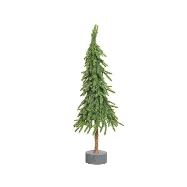 ALBERO NATALE MINI VERDE SU BASE CM Ø20 H60