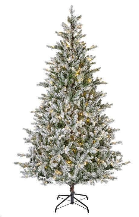 ALBERO NATALE ALLISON PINE INNEVATO LED L.CALDA CM Ø112 H180