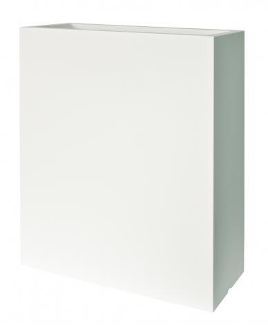 VASO CASSETTA DA ESTERNO KUBE TOWER BIANCO CM.70X30XH90