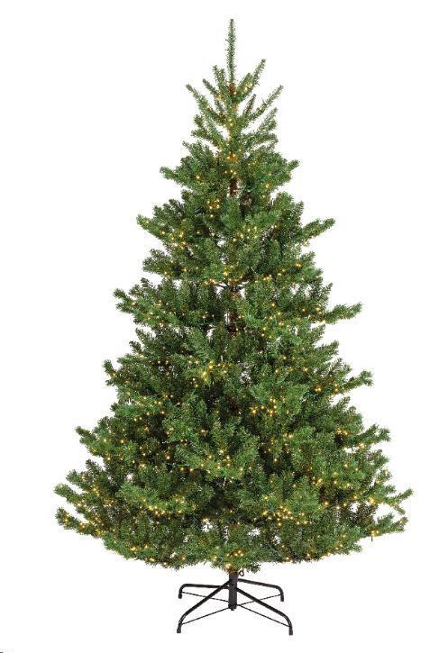 ALBERO NATALE ALBA FIR VERDE 3100LED LUCE CALDA CM Ø137 H240