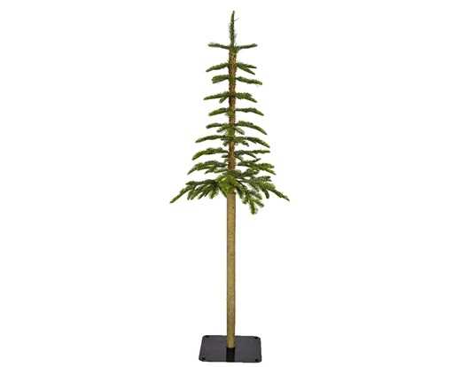 ALBERO NATALE ALPINE FIR VERDE BASE PIATTA CM Ø50 H210