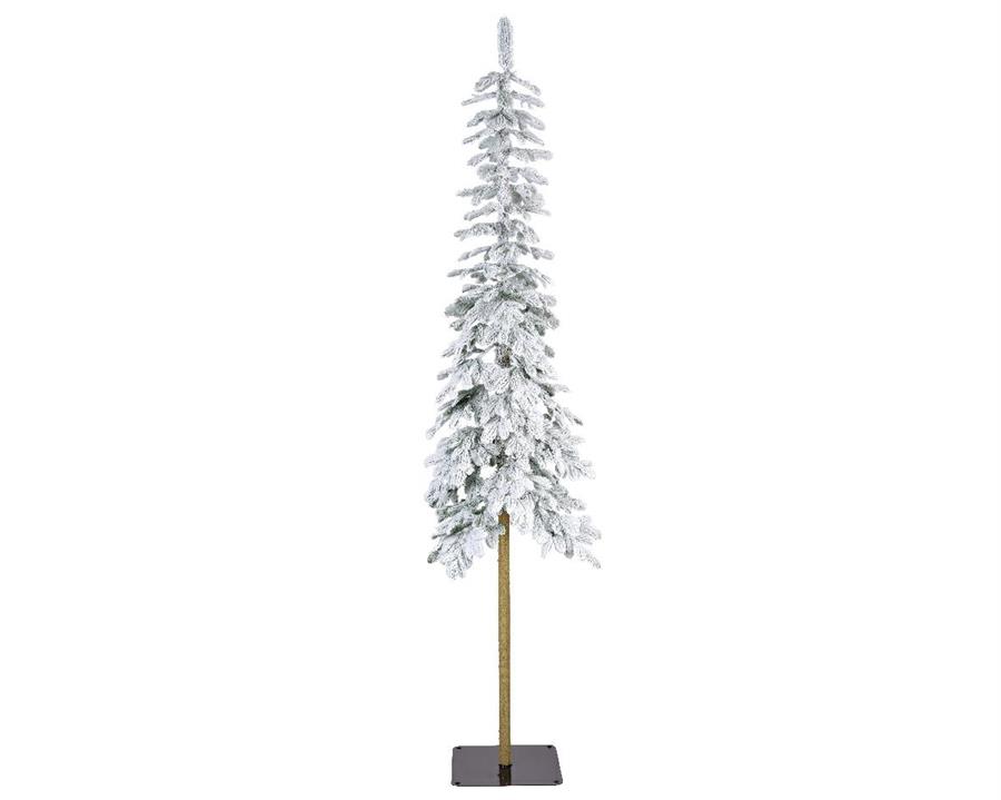 ALBERO NATALE ALPINE FIR INNEVATO BASE PIATTA CM Ø41 H180