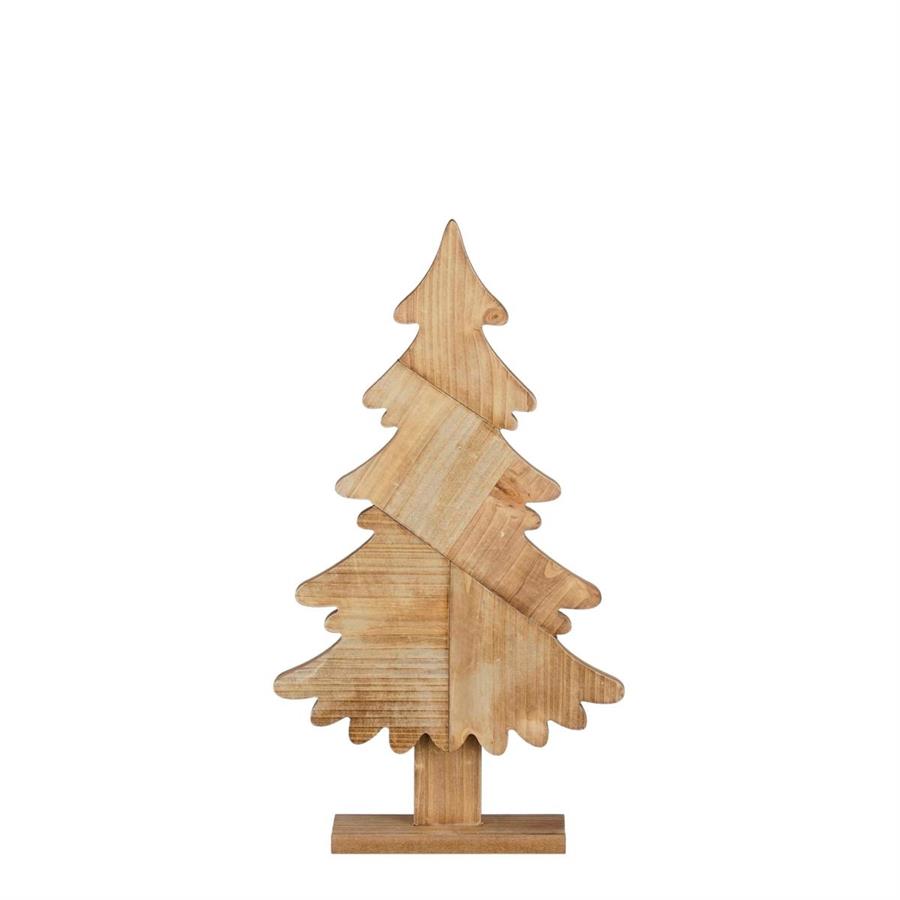 DECORO ALBERO LEGNO NATURALE CM.22X40XH6