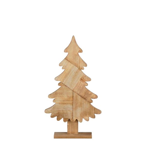 DECORO ALBERO LEGNO NATURALE CM.22X40XH6