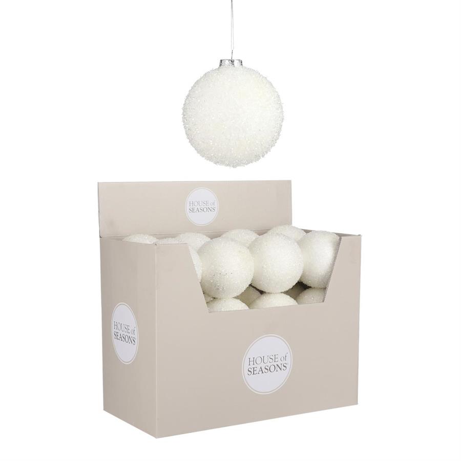 PALLINA NATALE D10CM BIANCO