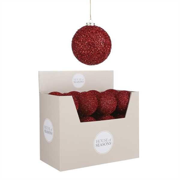 PALLINA NATALE D10CM ROSSO