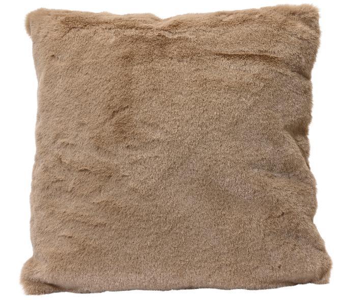 CUSCINO PELOSO BEIGE CM.45X45X7H