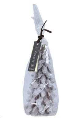 CANDELA ALBERO NATALE INNEVATO CM.D9,5X20H LIGHT BROWN