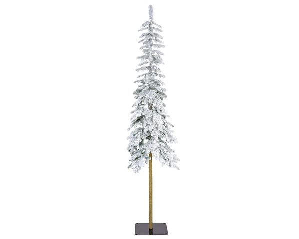 ALBERO NATALE ALPINE FIR INNEVATO BASE PIATTA CM Ø50 H210