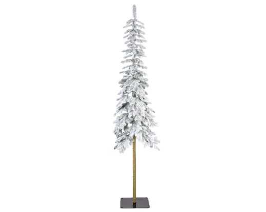 ALBERO NATALE ALPINE FIR INNEVATO BASE PIATTA CM Ø50 H210