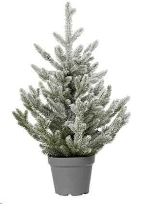 ALBERO NATALE NORWAY MINI INNEVATO CM Ø53 H75