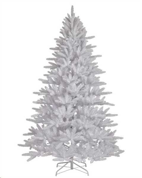 ALBERO NATALE COPENHAGEN FIR BIANCO GLITTER CM Ø119 H180