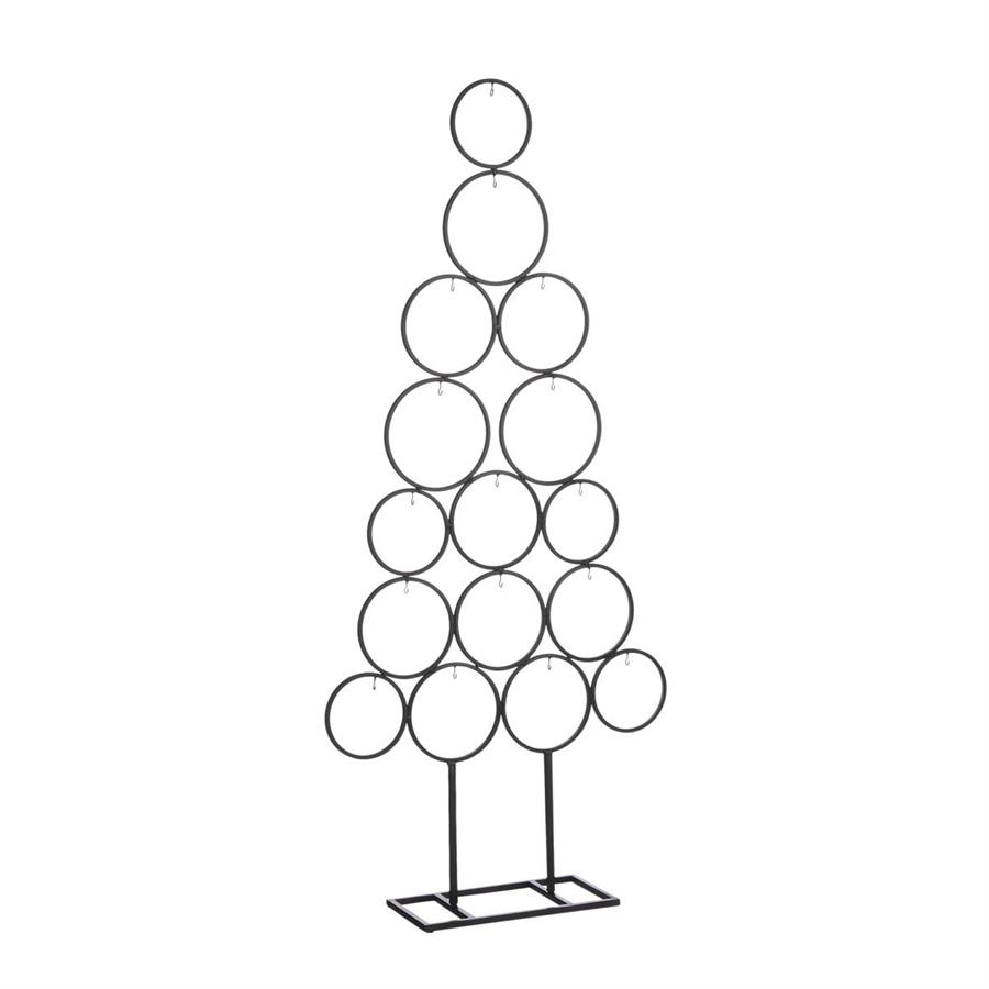 ALBERO NATALE FERRO NERO CM.53X15XH.117,5