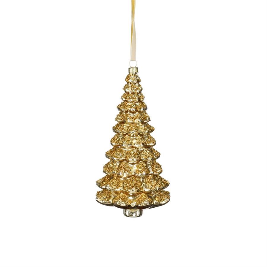 DECORO ALBERO VETRO ORO D.CM.9XH.18