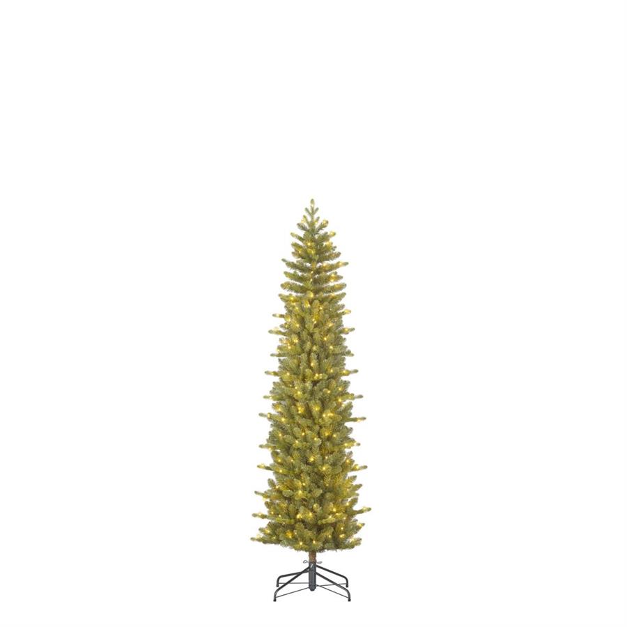 ALBERO NATALE HARMA PILAR VERDE 140LED L.CALDA CM.D58X155H