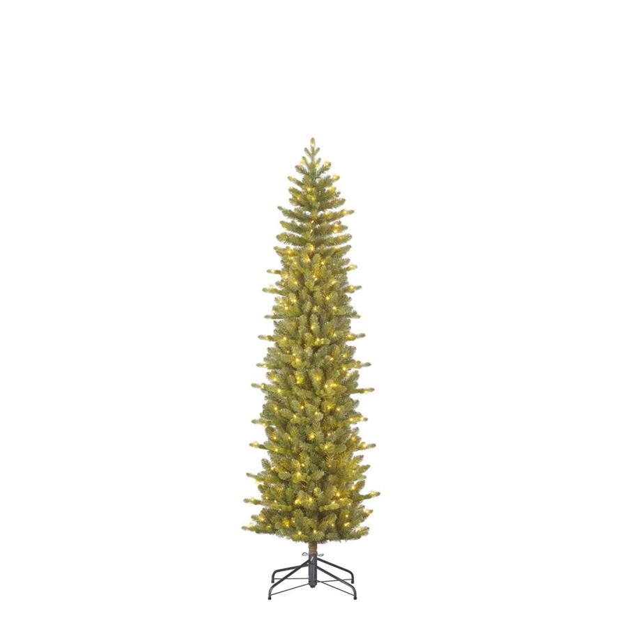 ALBERO NATALE HARMA PILAR VERDE 200LED L.CALDA CM.D63X185H