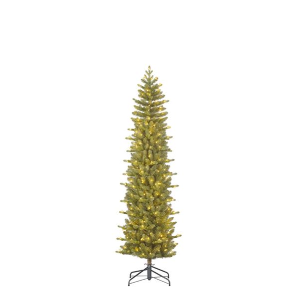 ALBERO NATALE HARMA PILAR VERDE 200LED L.CALDA CM Ø63 H185