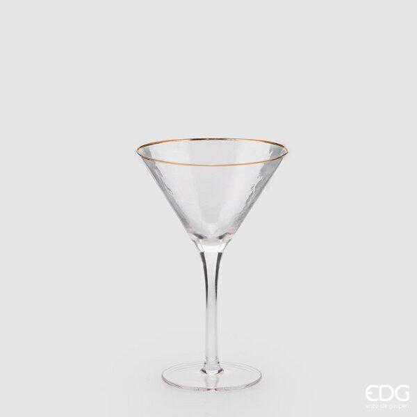 SET 6PZ CALICE GOLDRIM COCKTAIL 300ML CON BORDO ORO