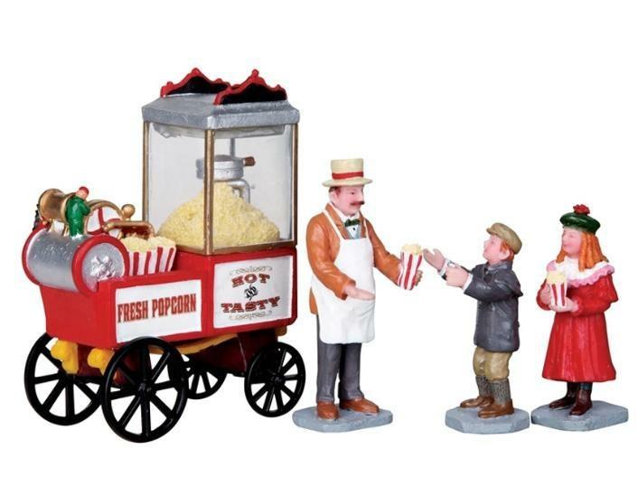 POPCORN SELLER, SET OF 4