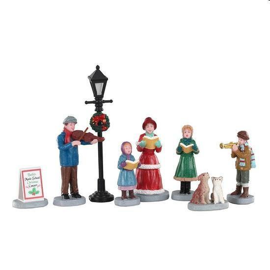 BAILY'S MUSIC SCHOOL CAROLERS, SET OF 8