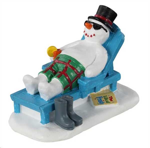 RELAXING SNOWMAN