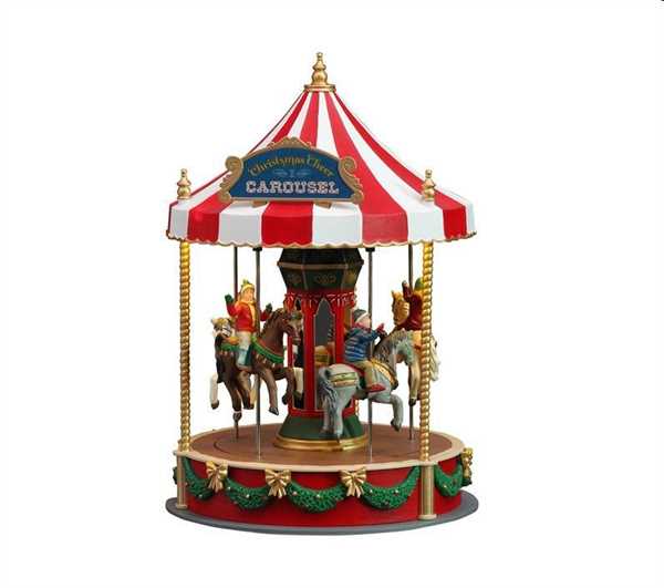 CHRISTMAS CHEER CAROUSEL, B/O (4.5V)