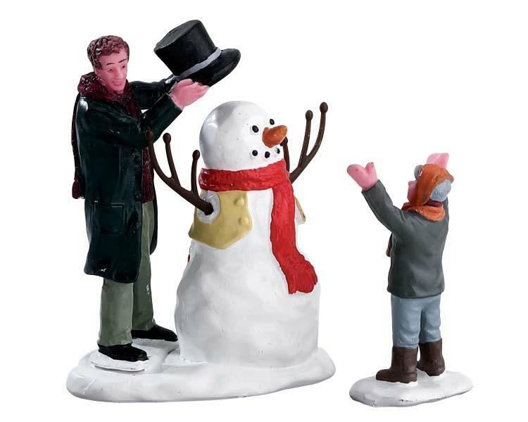 SHARP-DRESSED SNOWMAN, SET OF 2