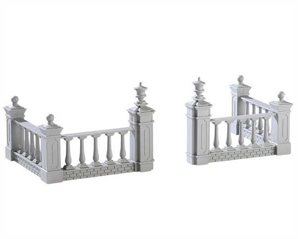 PLAZA FENCE, SET OF 4