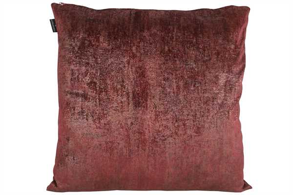 CUSCINO TOUCHE POLIESTERE CM.60X60X15H BORDEAUX