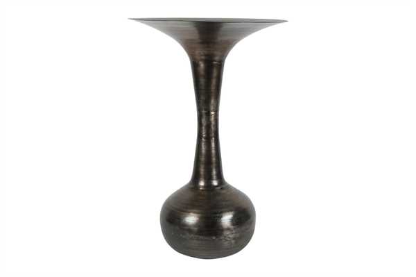 VASO HOOTER S ALLUMINIO CM.52,5X52,5X83H BRONZO ANTICATO