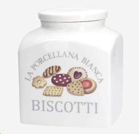 BISCOTTIERA PORC. DECO CONSERVA 3,5L GIFT BOX