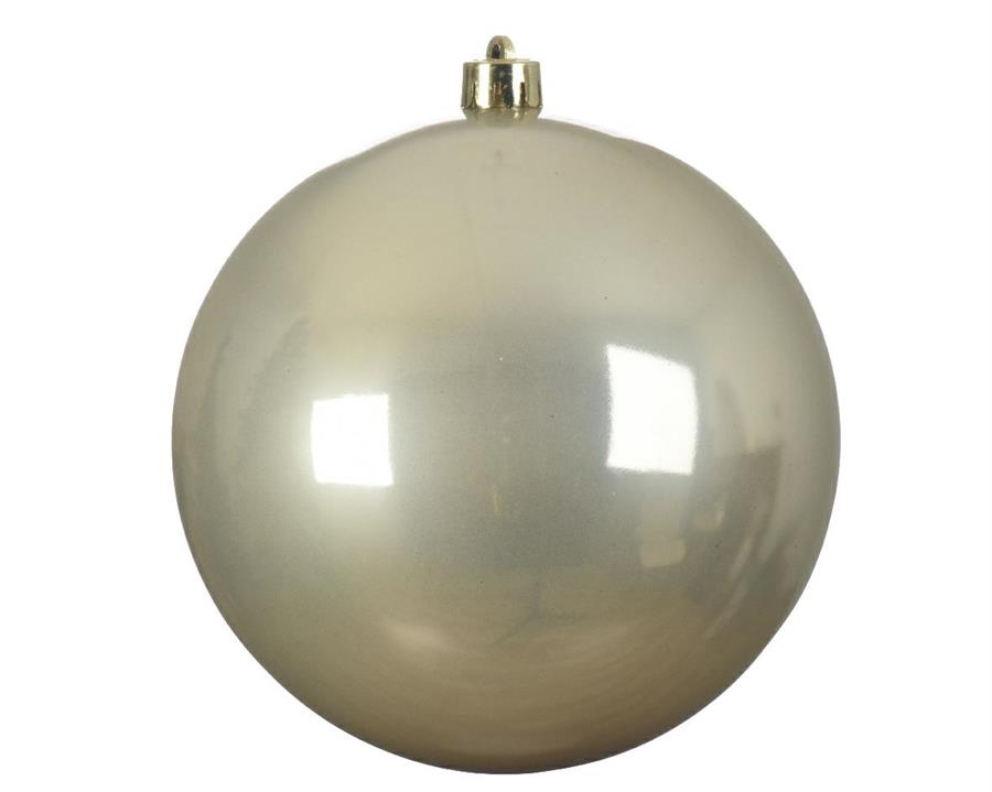 PALLINA NATALE PLASTICA DIA14CM PEARL