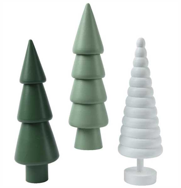 DECORAZIONE ALBERO DI NATALE 3 ASSORTITI CM.D9X35H