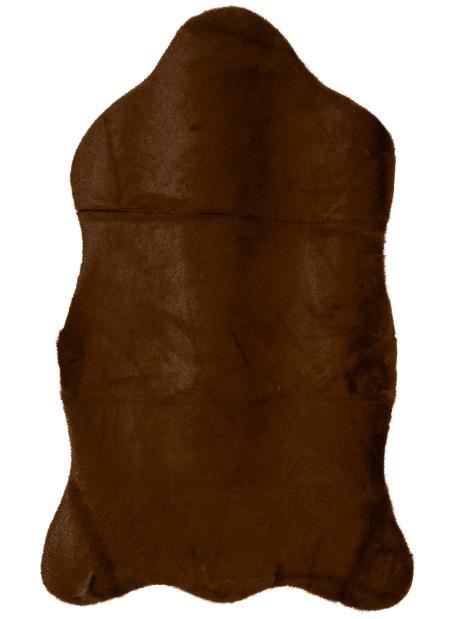 TAPPETINO TEDDY MARRONE SCURO CM.90X150X2,5H