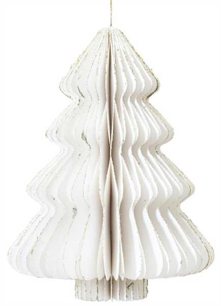 ALBERO IN CARTA BIANCO CON MAGNETE CM.D15X20H