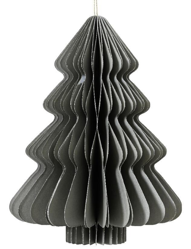 ALBERO IN CARTA GRIGIO CON MAGNETE CM.D15X20H