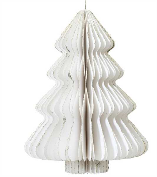 ALBERO IN CARTA BIANCO CON MAGNETE CM.D30X40H