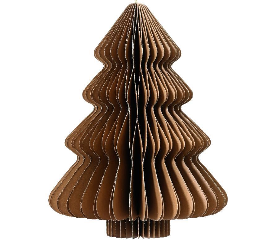 ALBERO IN CARTA MARRONE CON MAGNETE CM.D30X40H