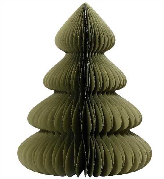 ALBERO IN CARTA VERDE SCURO CON MAGNETE CM.D48X60H