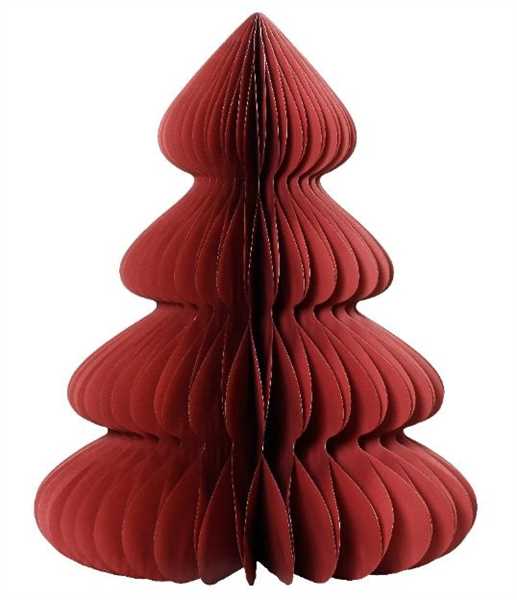 ALBERO IN CARTA ROSSO CON MAGNETE CM.D48X60H