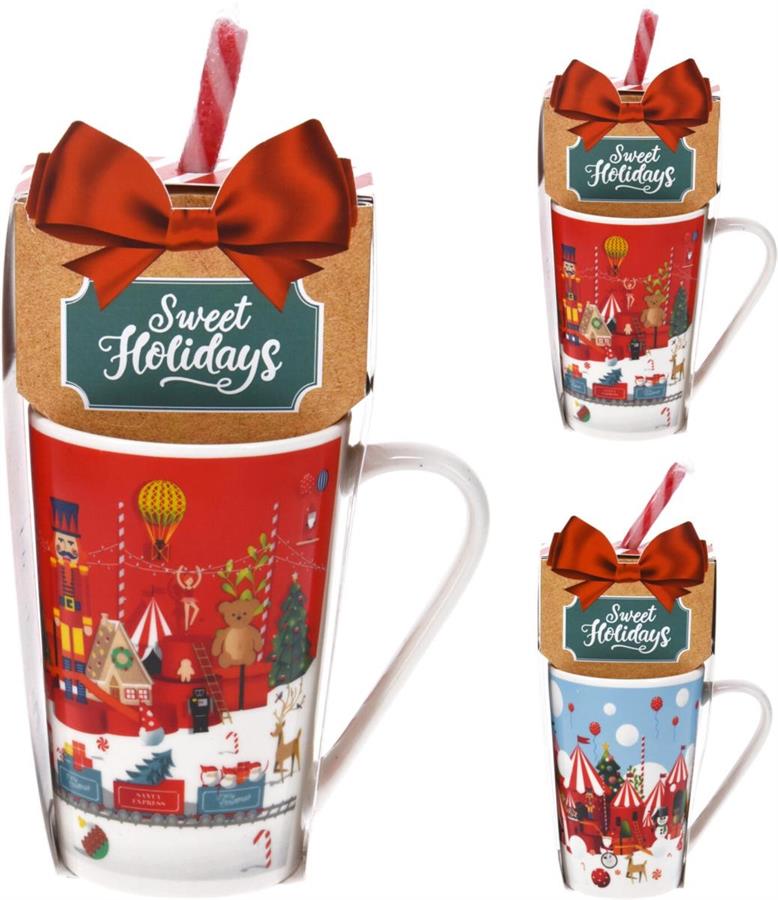 GIFT SET SWEET HOLIDAY CON MUG E CANDY CANE