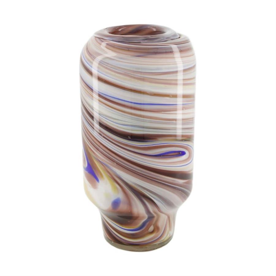 VASO IN VETRO CM.D17X31,5H VIOLA