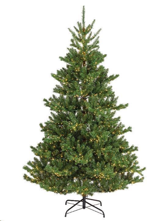 ALBERO NATALE ALBA FIR VERDE 1700LED LUCE CALDA CM Ø116 H180