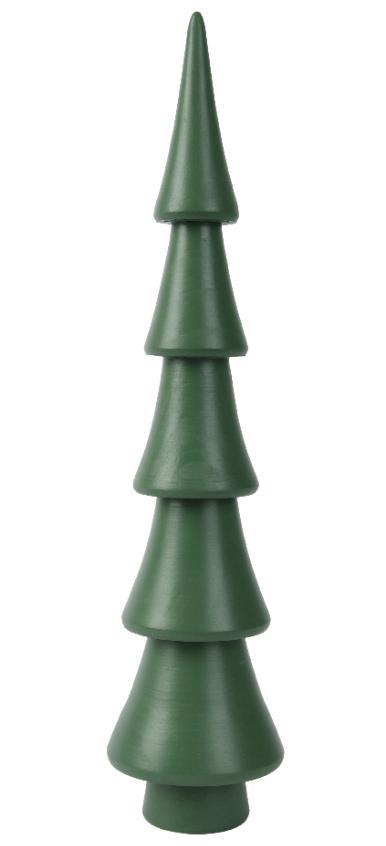 DECORAZIONE ALBERO VERDE SCURO CM.D11X48H