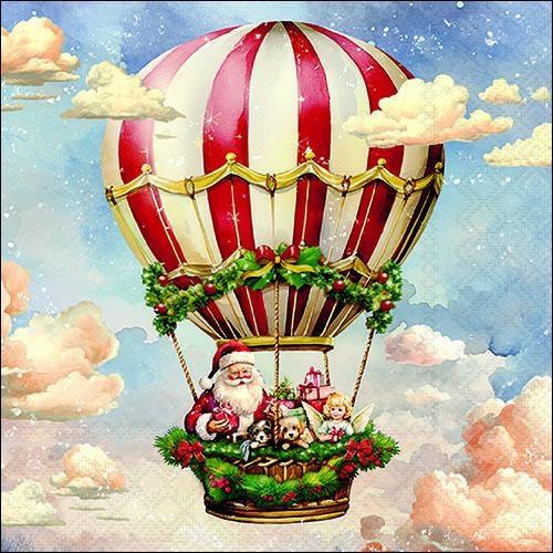 CONF.20 TOVAGLIOLI CM.33X33 SANTA'S AIR BALLOON