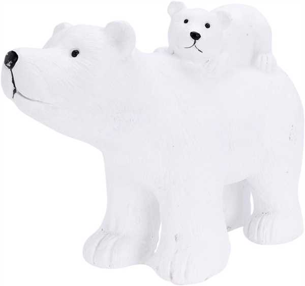 ORSO POLARE C/FIGLIO MGO 35CM