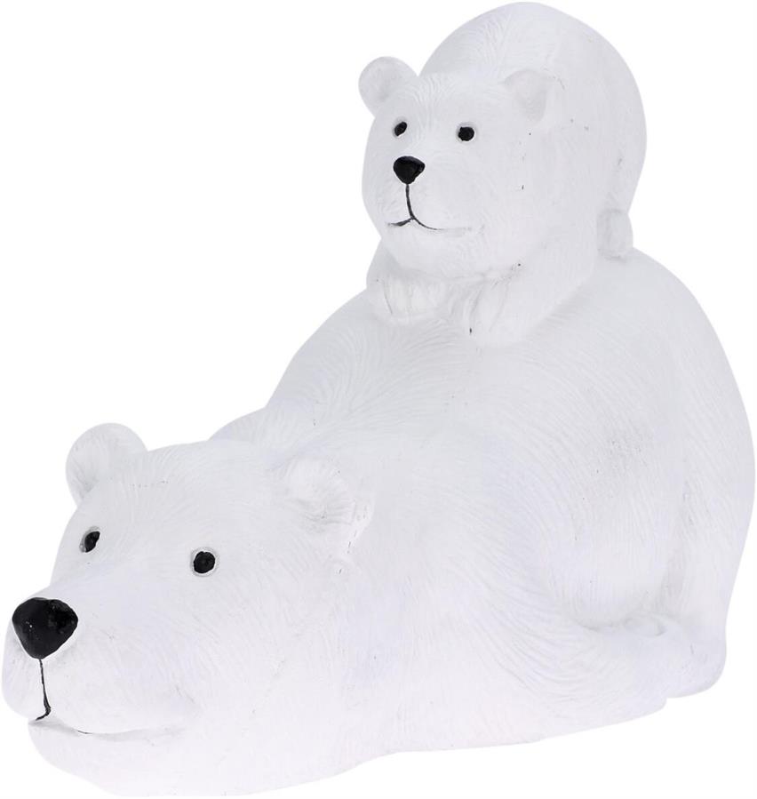 ORSO POLARE C/FIGLIO MGO 35CM